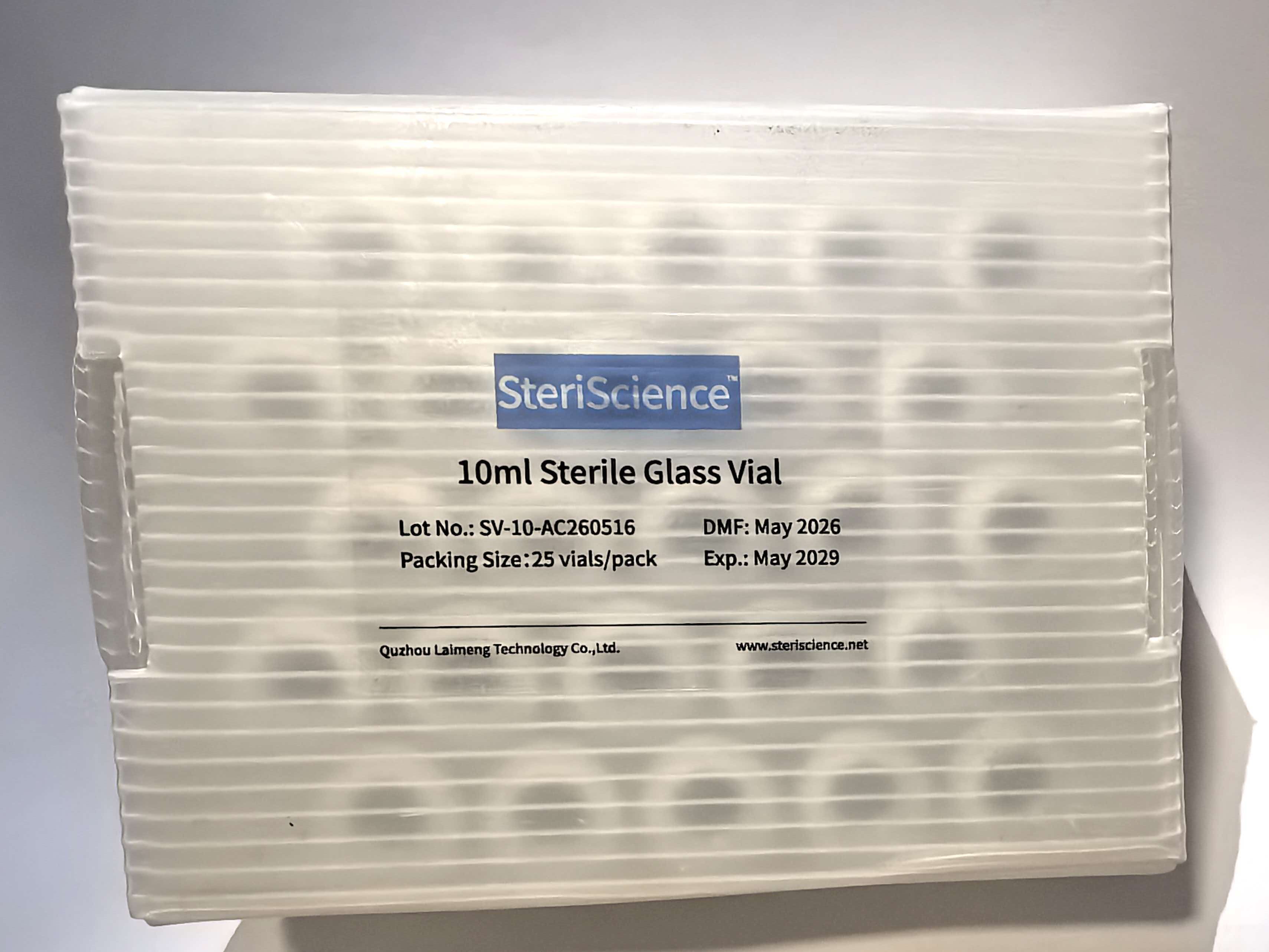 Sterile Glass Vial